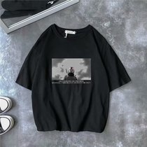 Short sleeve men and women couple T-shirt loose 2021 new leisure student summer Joker casual wear half sleeve shirt