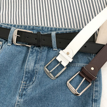 Belt mens trend youth ins trend casual belt all-match student Korean version of the male pin buckle jeans youth