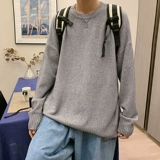 Tide, цветной свитер, трендовая удерживающая тепло приятная телу трикотажная демисезонная утепленный лонгслив для влюбленных, круглый воротник, оверсайз