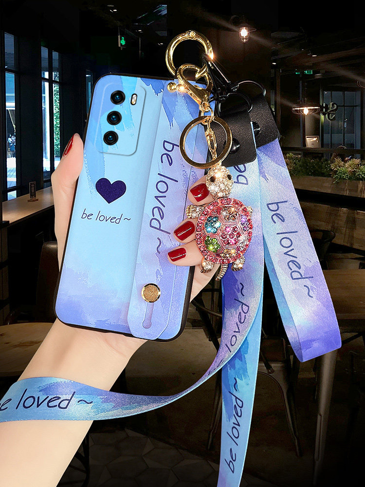 Watercolor is suitable for Huawei p40 mobile phone shell women's lens all-inclusive anti-fall personality creative p30pro tide brand limited edition high-end ins cold wind new p20 protective cover fashion new por tide