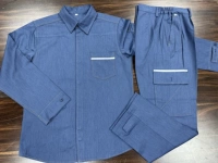 Голубой летний костюм Zang без этикетки. Оригинальная тонкая модель без этикетки.