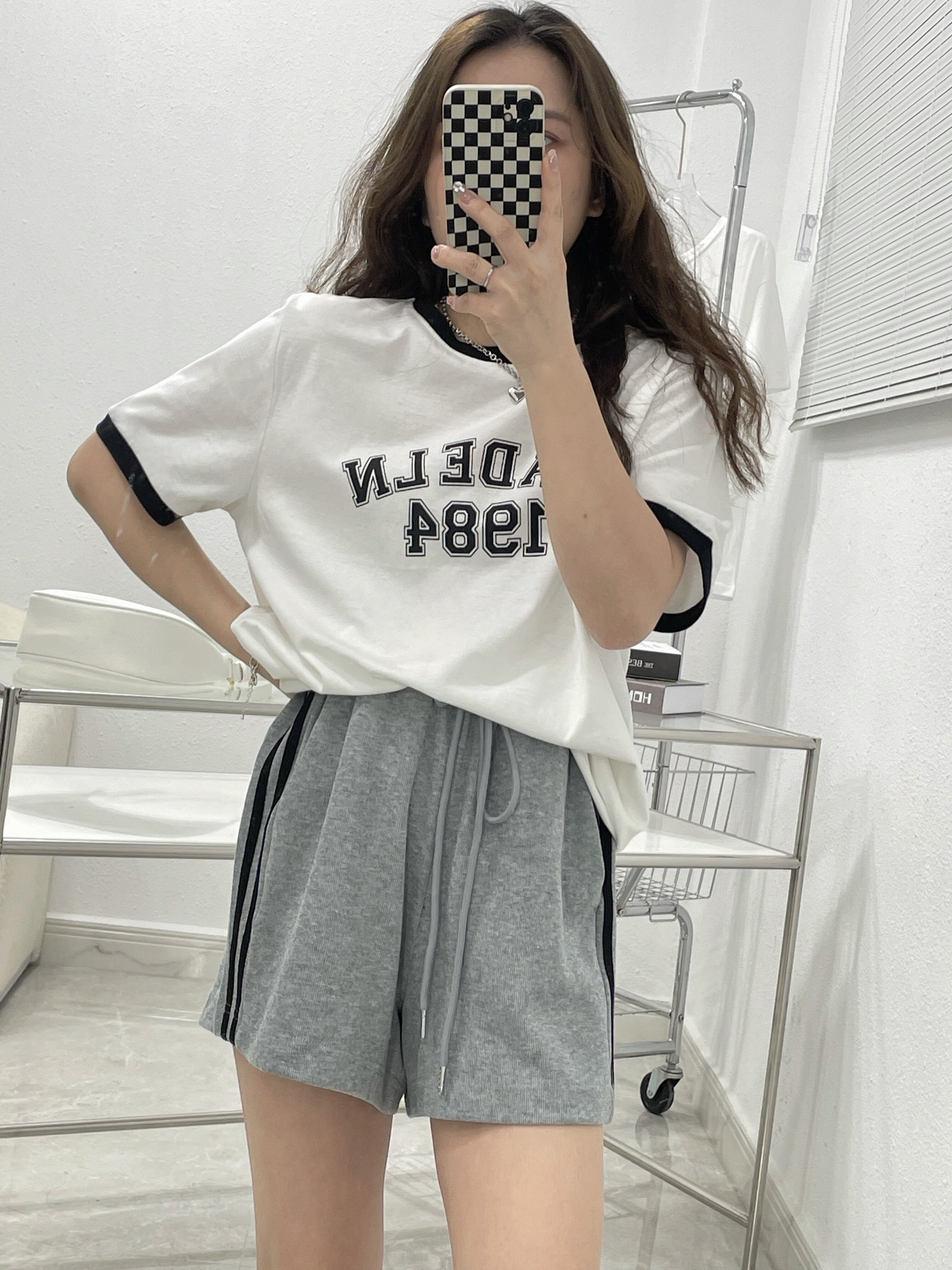 Casual short-sleeved shorts sports suits