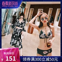 Bộ bikini ba mảnh nóng bỏng trong bộ đồ tắm mùa xuân nữ chia tay giảm béo bụng đầm đi biển - Bikinis ao tam xuan thu