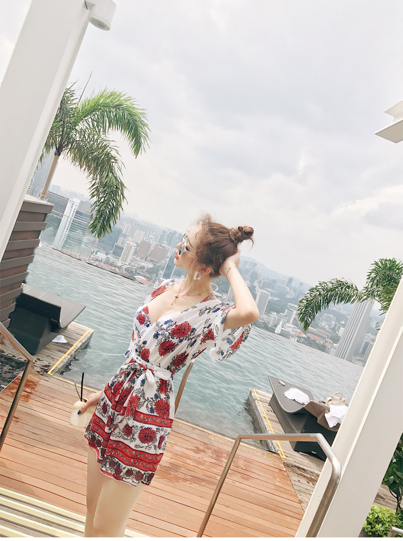 Bộ đồ bơi nữ mới 2018 set đồ mới tụ tập cả phụ nữ Meishan bảo thủ mùa xuân nóng bỏng gợi cảm - Bộ đồ bơi hai mảnh 	áo tắm 2 mảnh cho bé gái	