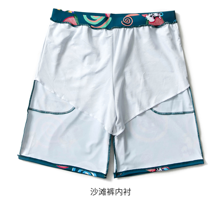 Cặp vợ chồng quần short bãi biển nam và nữ lỏng lẻo kỳ nghỉ bên bờ biển năm điểm nhanh chóng khô bơi giải trí thể thao quần short bãi biển phụ nữ 	quần đi biển cho nam đẹp	