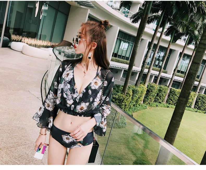 Bộ bikini ba mảnh nóng bỏng trong bộ đồ tắm mùa xuân nữ chia tay giảm béo bụng đầm đi biển - Bikinis