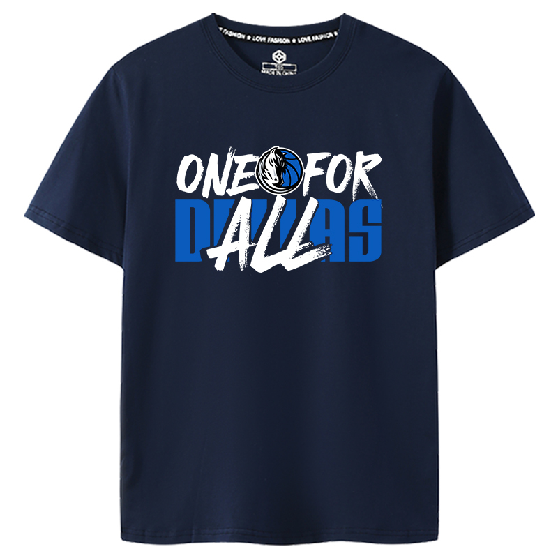 23-24 Season Dallas Mavericks Western Conference Finals Championship Same Style Loose Gray Short-Sleeve T-Shirt Doncic Irving
