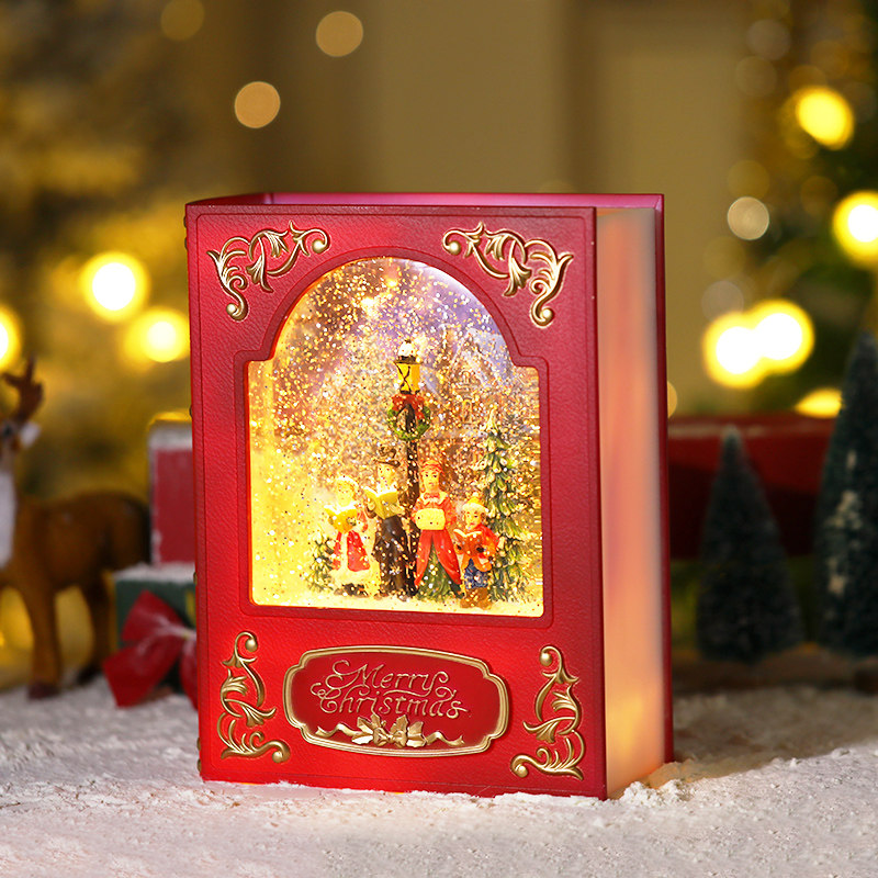 Christmas Gift Love Magic Book Send Girlfriend Girl Wife Creative Surprise Gift Decoration Swing