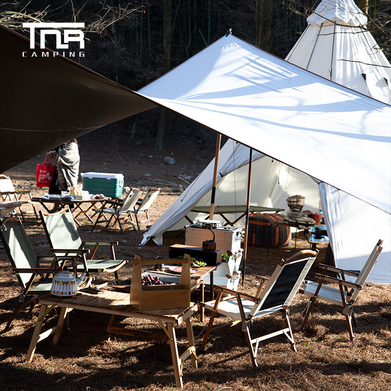 TNR outdoor vinyl canopy rain-proof, sun-proof, UV-resistant camping outdoor beach leisure sunshade hexagonal tent