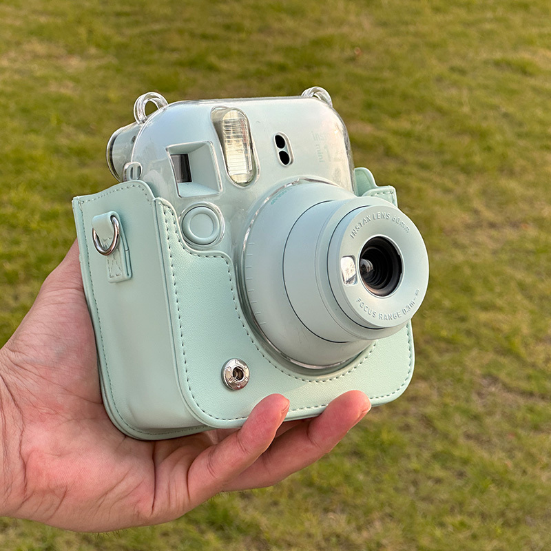 [Upgraded Version] Suitable for Fuji Mini12 Protective Case Camera Bag Instax Mini 12 Protective Shell Storage Case Universal Protective Bag for Mini11 Cute