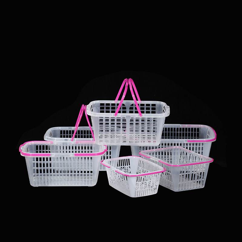 Picking basket of fruit basket of Yang Mei Strawberry grape basket plastic disposable hand-held square transparent whole new material floor