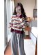 Early spring new women's clothing for petite Korean drama heroine outfit casual fashionable design tops two-piece set