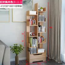 Storage isolation table sub-bookshelf back sofa free Group office small ornaments mini Wall bookcase landing