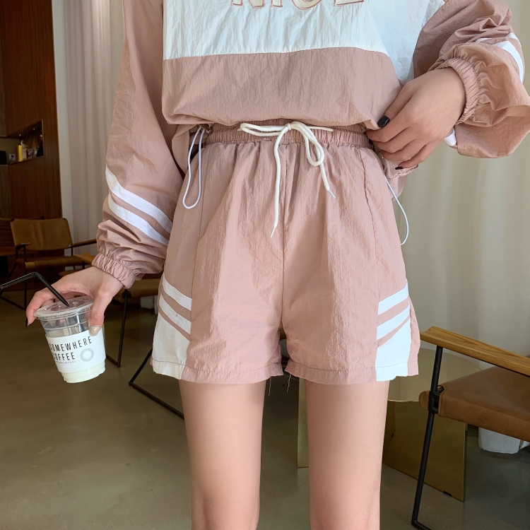 VK旗艦店 韓系薄款立領防曬衣運動風套裝長袖褲裝