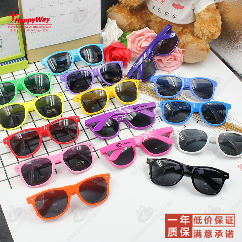 Vintage sunglasses custom do print logo advertising sunglasses summer casual gift exhibition event promotional gifts