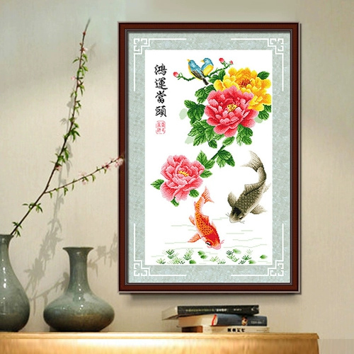 5D Diamond Painting, полная вышитых бриллиантовых крыльца 2018 Новая гостиная Простая современная паста бриллиантовые стежка пионов цветок