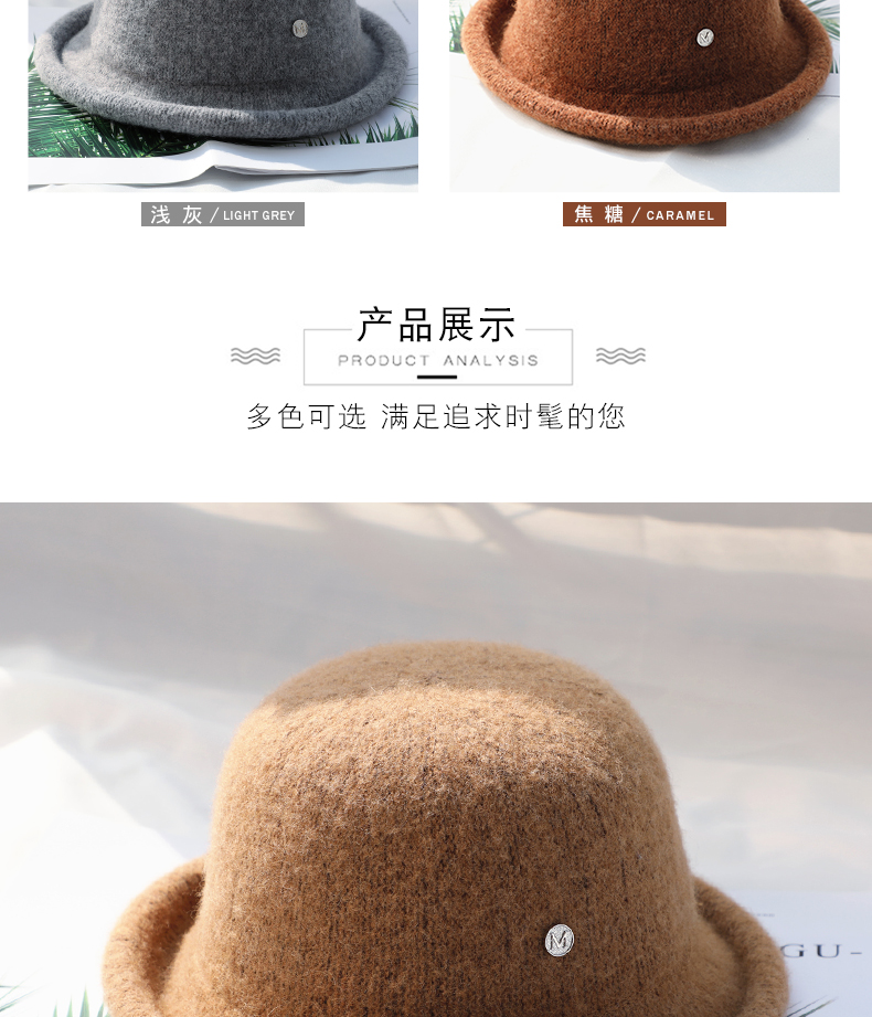 Chapeau pour femme      en Melange de laine - Ref 3233782 Image 9