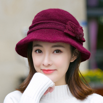 Middle Aged Seniors Hat Lady Winter Thickened warm mom Mao Line hat Grandma hat old lady Rabbit Fur Hat Winter