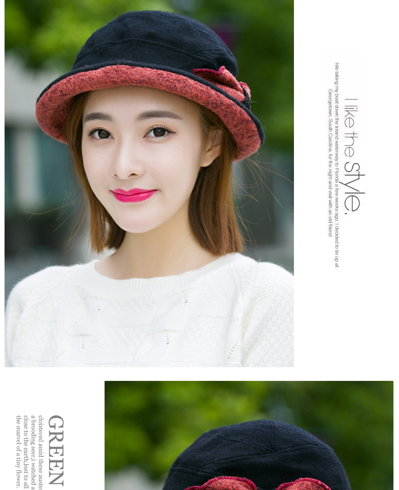Chapeau pour femme      en Melange de laine - Ref 3233463 Image 10