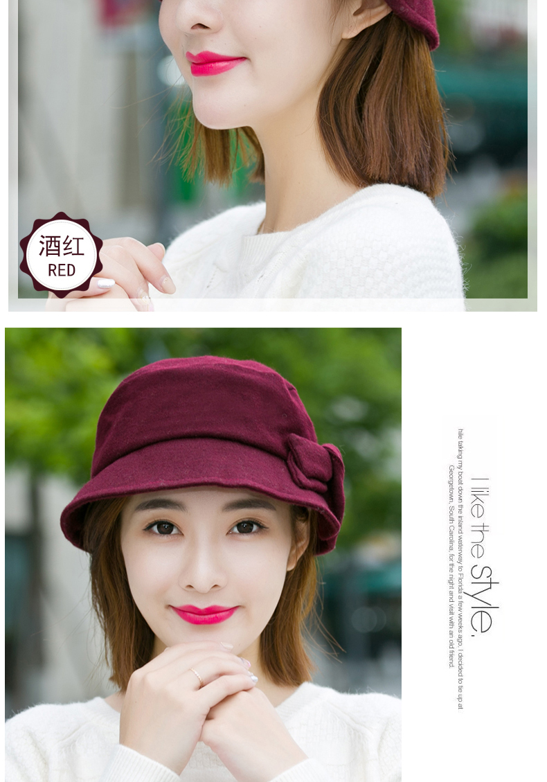 Chapeau pour femme      en Melange de laine - Ref 3233328 Image 9
