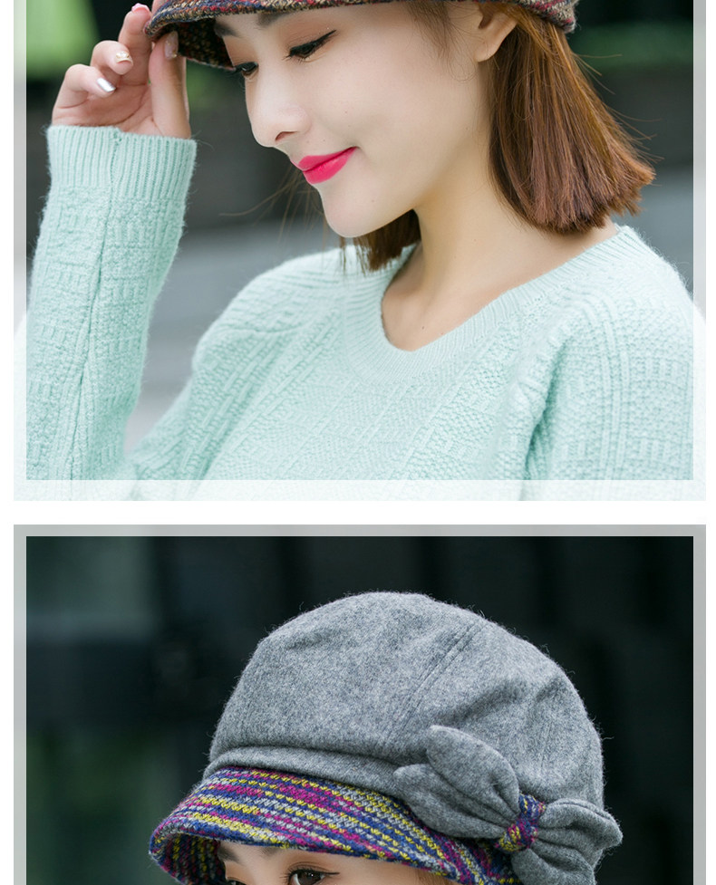 Chapeau pour femme      en Melange de laine - Ref 3233957 Image 12