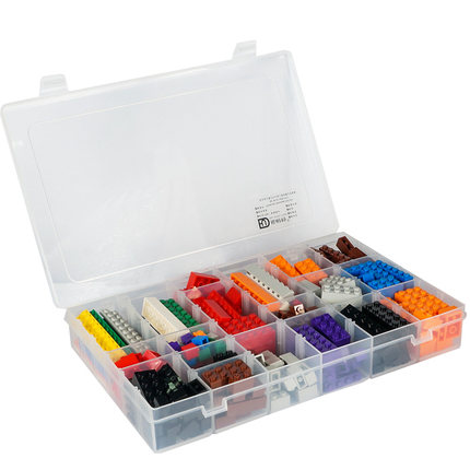 乐高积木整理箱 lego玩具积木零件分类收纳盒