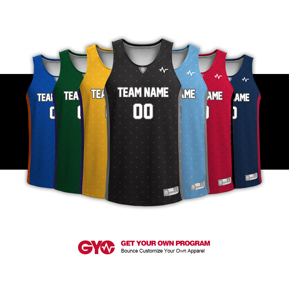BOUNCE official GYO custom Planet of Tomorrow suit suit Side basketball suit Vest shorts Team clothing