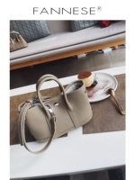 Серый слон 20мини из воловьей кожи, бесплатный шелковый шарф