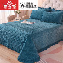 Customizable milk velvet bed cover single piece tatami Crystal velvet bed sheet cotton plus velvet non-slip Kang cover 2021 New