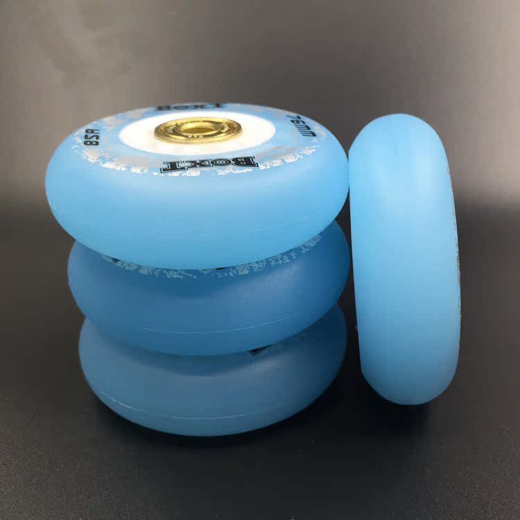 Giày trượt BOXT Giày trượt bánh xe Aurora bánh xe hoa phẳng mặc bánh xe nhấp nháy bánh xe ván trượt pu bánh xe dạ quang - Trượt băng / Trượt / Thể thao mạo hiểm mũ bảo hiểm xe đạp địa hình