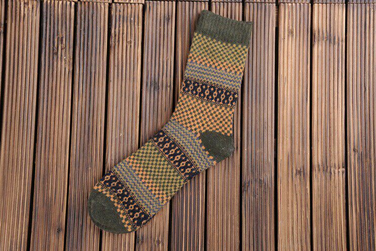 Autumn And Winter Thick Wool Socks Men Plus Velvet Warm Tube Socks Retro Fashion Man People Socks Casual Cashmere Wool Men S Socks Lazada Singapore