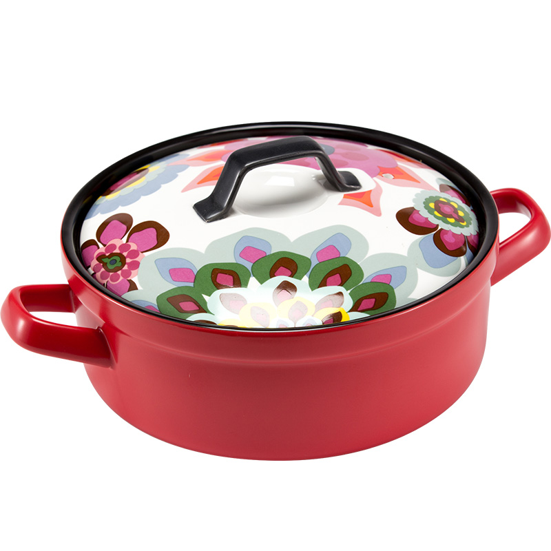 Printing to the product Korean casserole stew pot earth 2.5 L flame to hold to high temperature ceramic saucepan to boil porridge soup rice casseroles