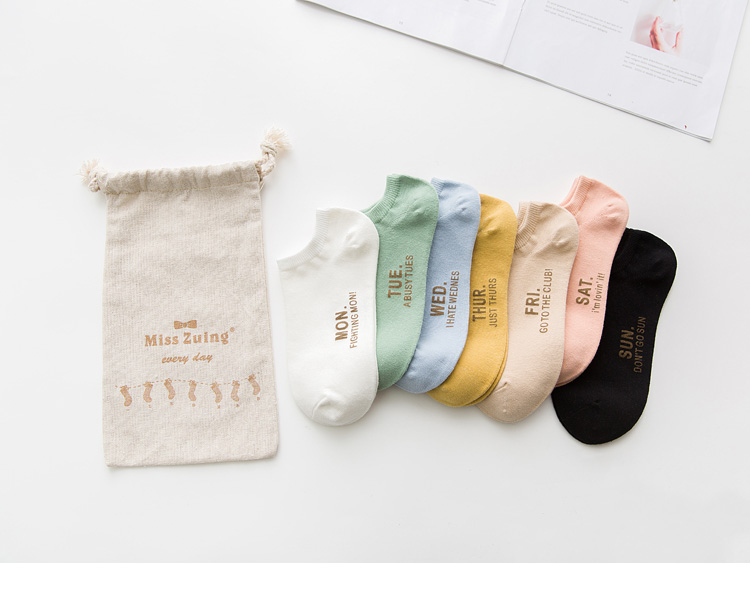 Mùa xuân và mùa hè cotton neutral couple 7 ngày ngắn thuyền vớ bảy ngày vớ nam giới và phụ nữ mô hình vô hình nông miệng đế vớ