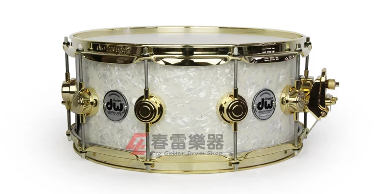 Chunlei Music instrument DW Collectors Ultra White Marine 14x6 trống snare - Nhạc cụ phương Tây