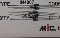 1N4007 fairing diode IN4007 45mm premium MIC 1A1200V (1000 boxes)
