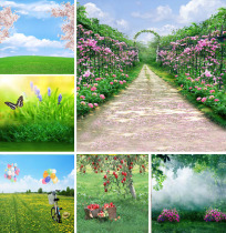 Quick hand tremble background cloth photography background cloth children photo background cloth net Red live broadcast anchor background cloth R9