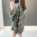 Áo sơ mi kẻ sọc nữ dài tay lỏng lẻo phiên bản Hàn Quốc của áo sơ mi nữ mùa xuân hoang dã giản dị 2019 áo mới - Áo sơ mi