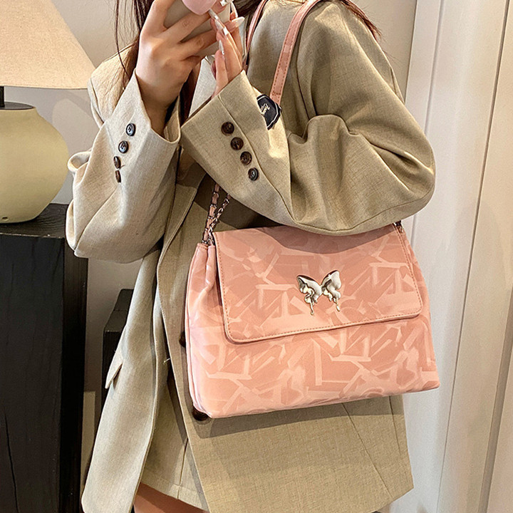 Shoulder bag, universal capacious summer one-shoulder bag, for students