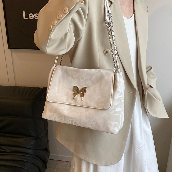 Shoulder bag, universal capacious summer one-shoulder bag, for students