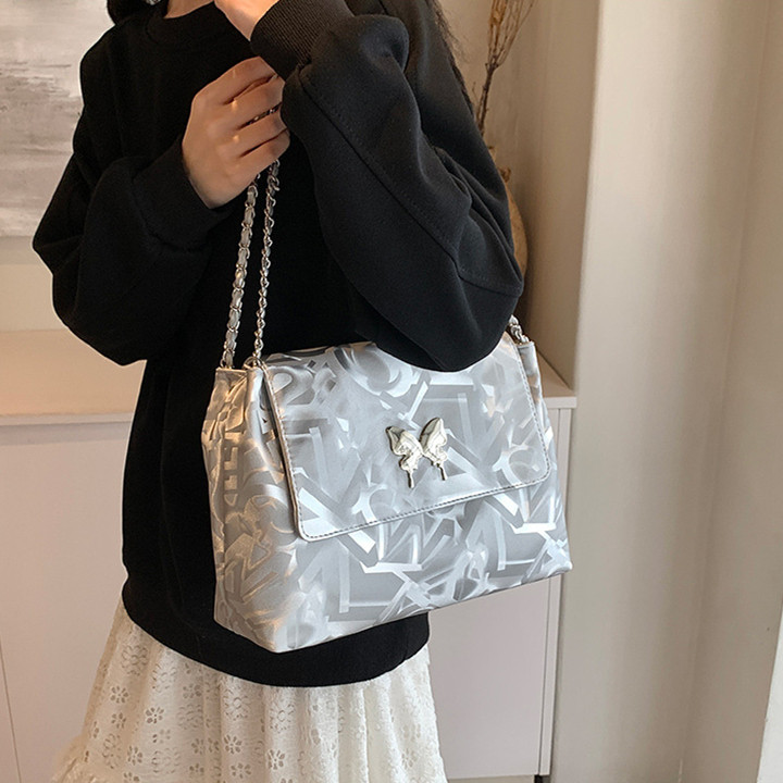 Shoulder bag, universal capacious summer one-shoulder bag, for students