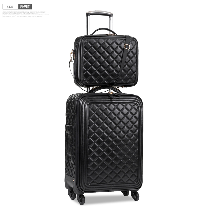 Tanie TRAVEL TALE 20 "Cal kobiety Spinner skóra Retro torba na kółkach 24 sklep