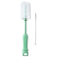 Ершик для бутылочки, зеленая щеточка