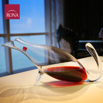 Czech original imported RONA crystal glass handmade decanter large wine dispenser home decoration quick decanter