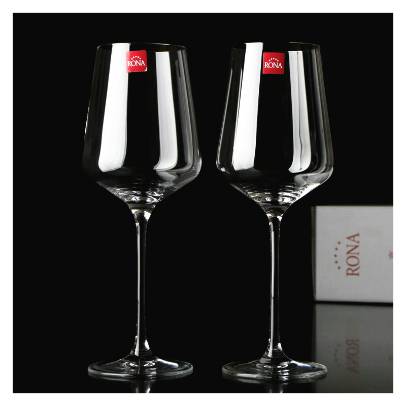 Original imported RONA crystal red wine glass large goblet household wine cup 2 gift boxes