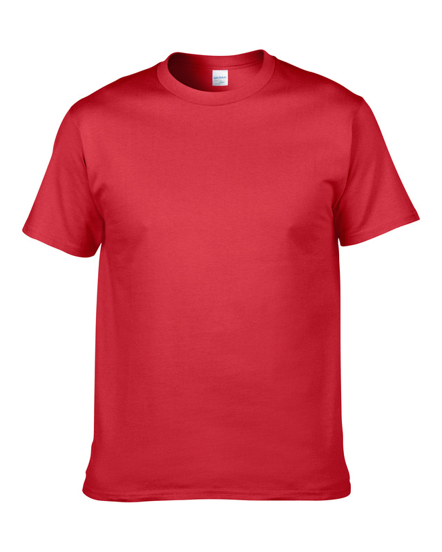 2023 Summer Popular Gildan76000 Large Size Pure Cotton Slim Pure Color Round Neck Short-Sleeved T-Shirt