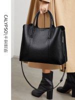 Handbag Women's Large Capacity First Layer Cowhide Large Bag 2026 New Genuine Leather Bag Commuting Tote Bag Mom Bag