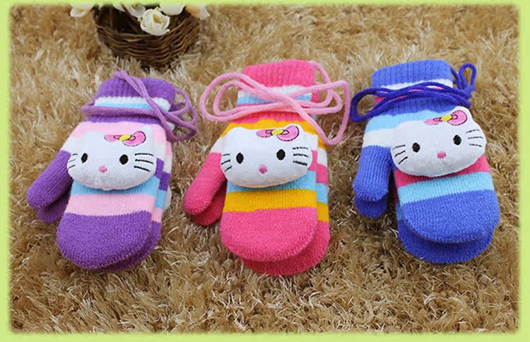 Gants pour enfants en de laine - Ref 2146624 Image 8