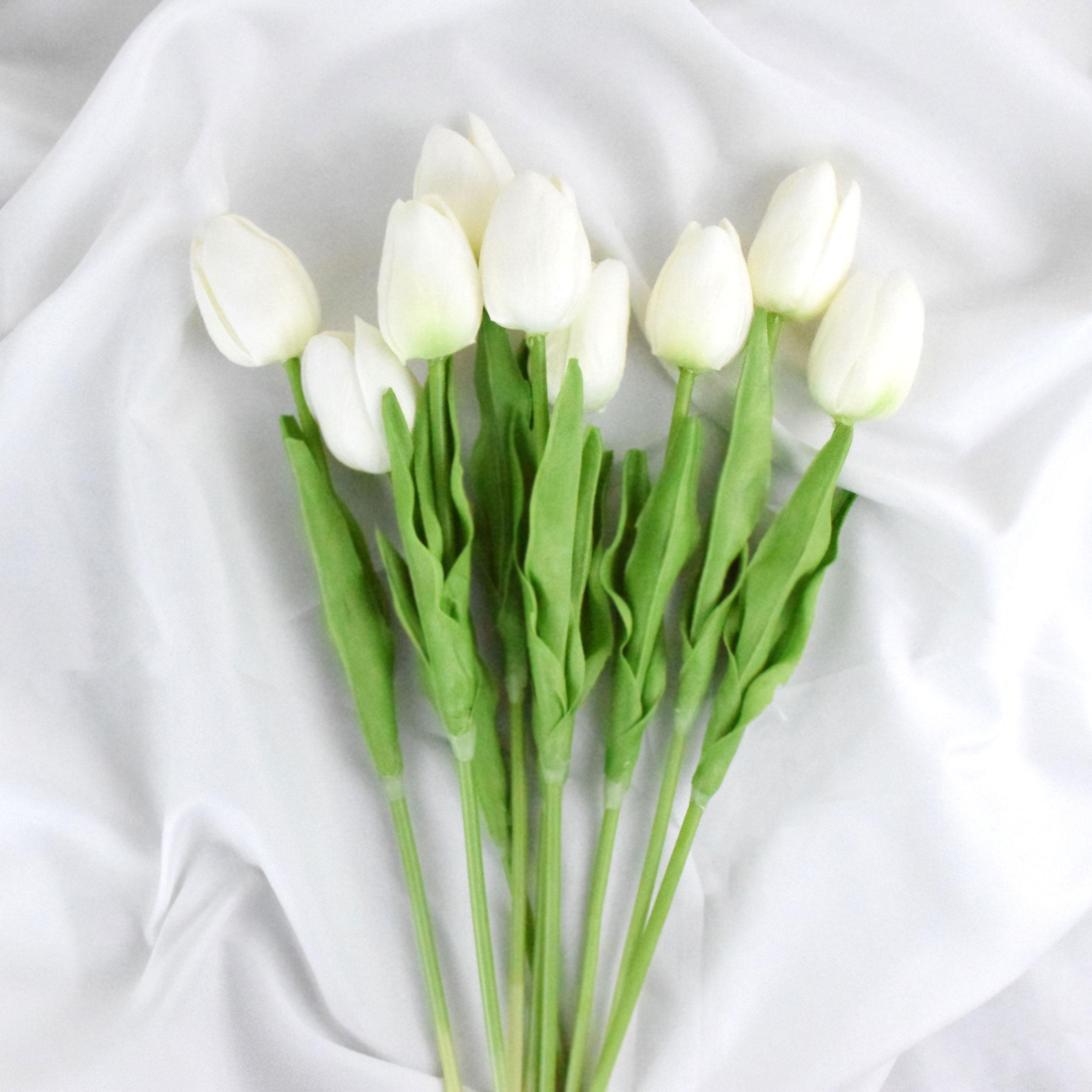 ins wind pu simulation tulip bouquet decoration decoration single fake flower Living room plant dining table bedroom prop flower