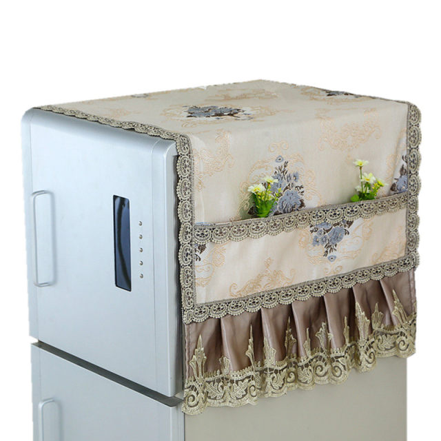 Refrigerator cover cloth single and double door freezer dust-proof cover  curtain drum washing machine cover