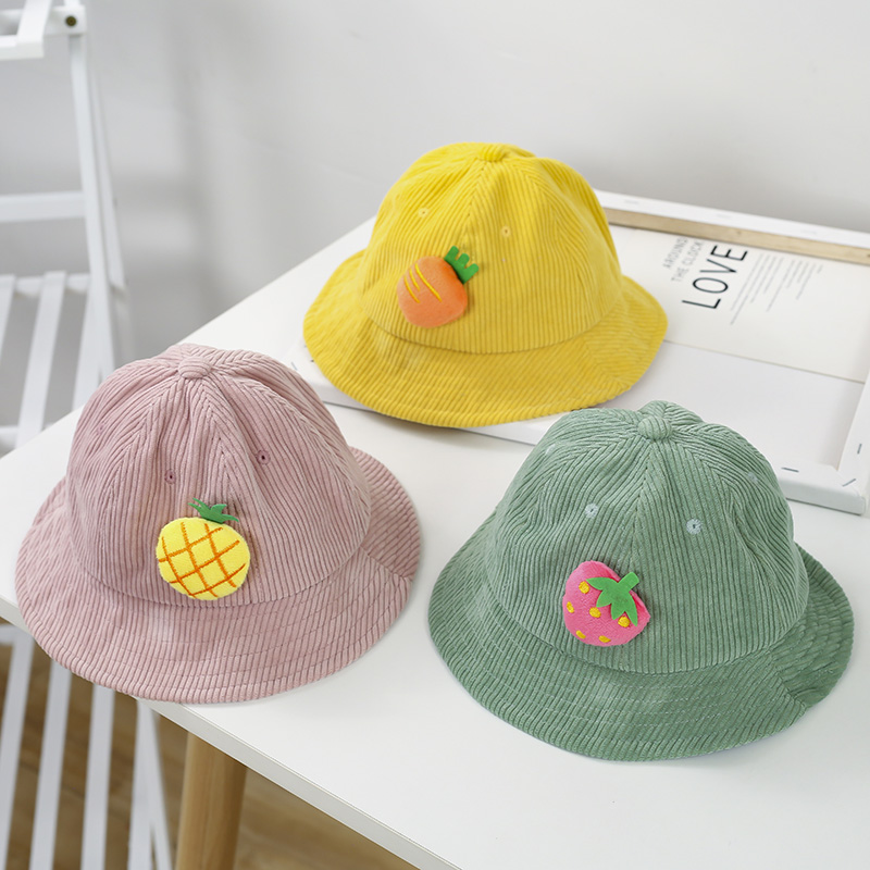 Autumn fisherman hat children's pelvic hat baby baby spring and autumn light core suede male and female sun protection shade autumn and winter